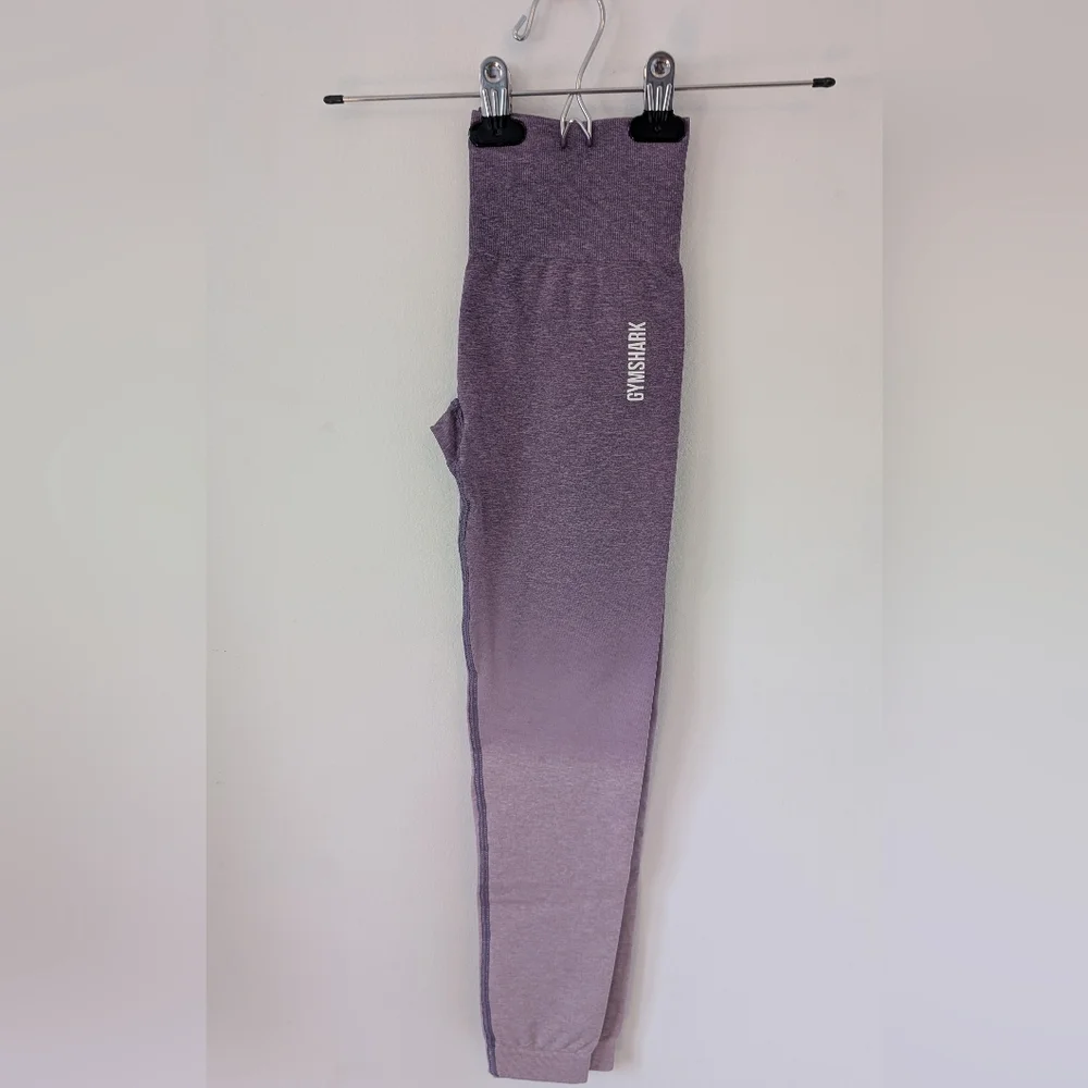 Gymshark Purple Leggings with Tapered Design - Picture 1 of 3